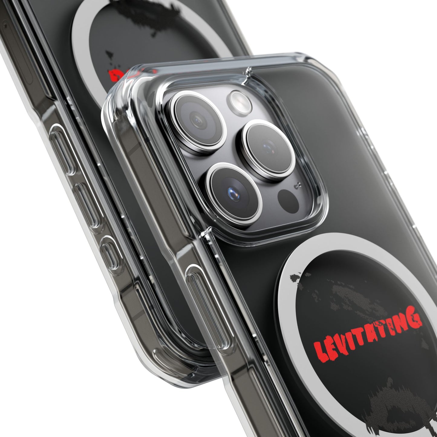 Levitating Vibes Magnetic Clear Impact case