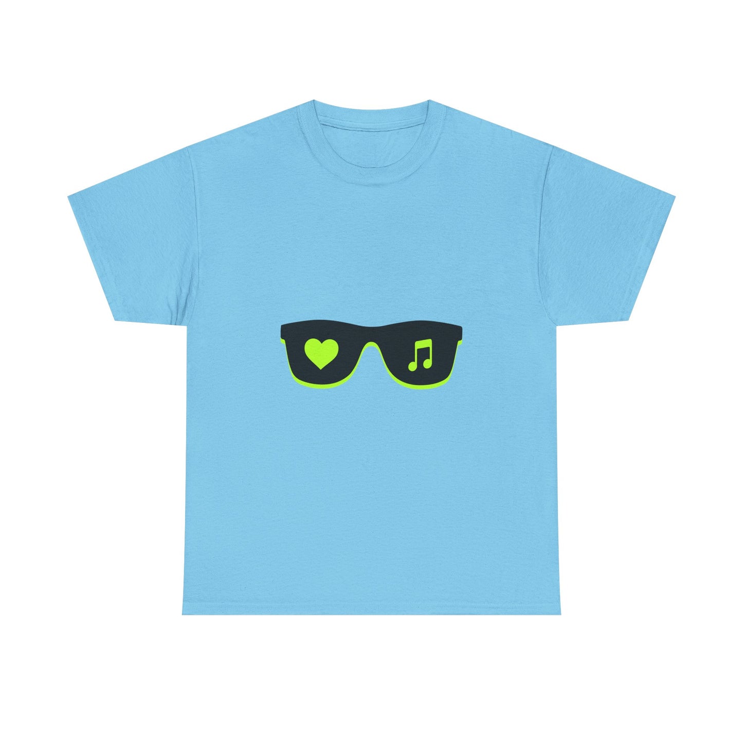 Neon Love Notes Unisex Heavy cotton tee