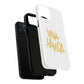 Golden Brush Script Tough Magnetic Case