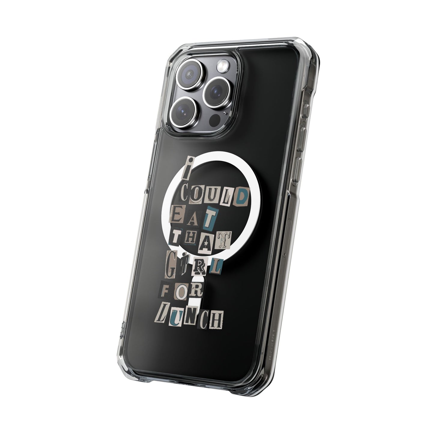 Mixed Message Collage Magnetic Clear Impact Case