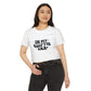 Retro Girl Power Women's Festival Crop Top