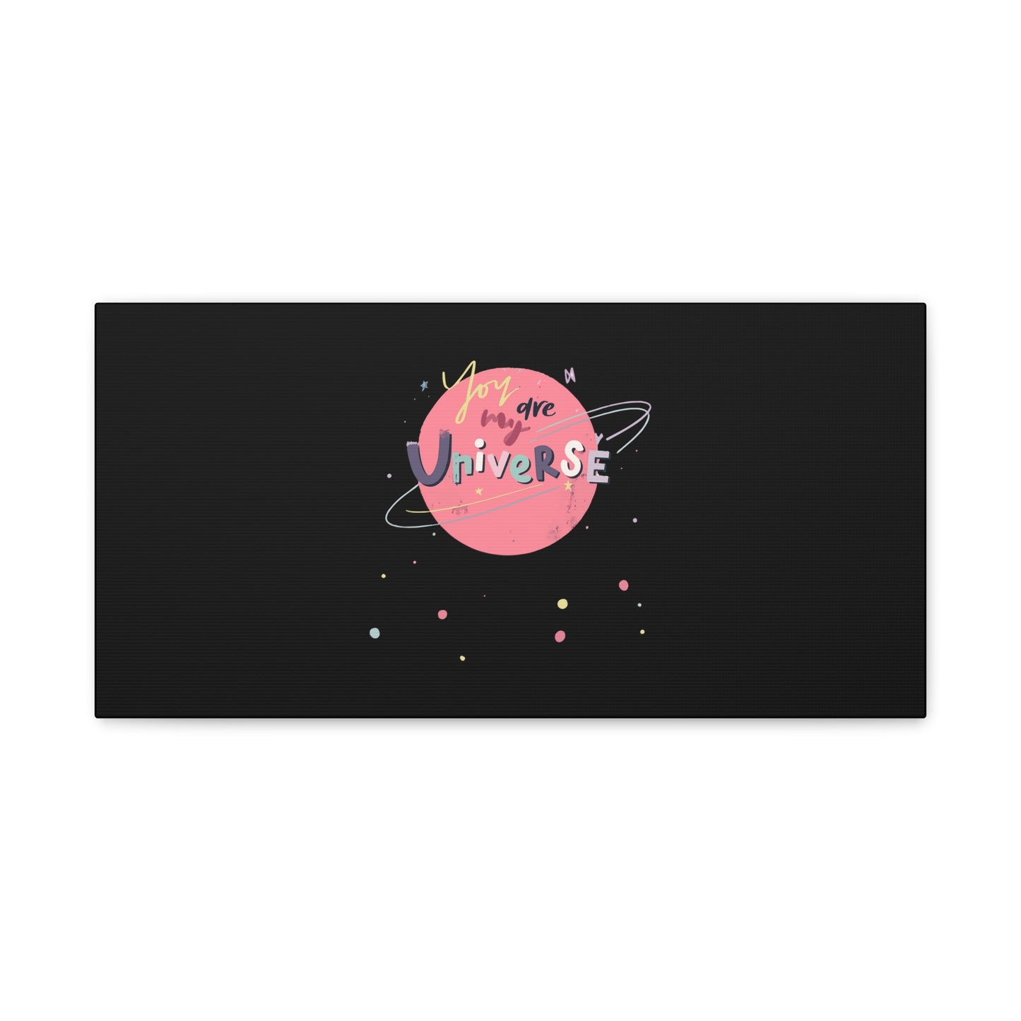 Pastel Planet & Universe Canvas