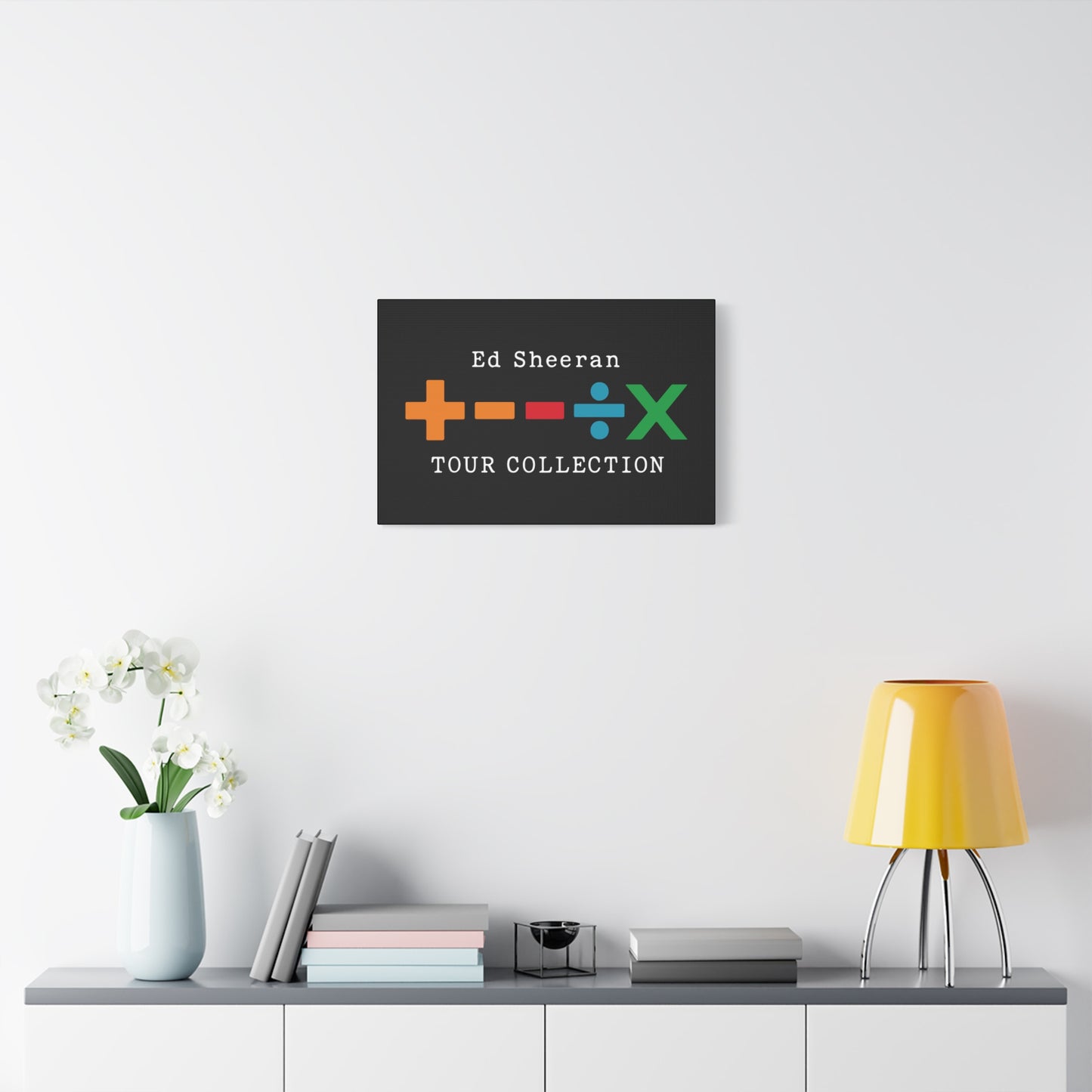 Matte Stretched Canvas, 1.25" Depth – Ed Sheeran Black Edition