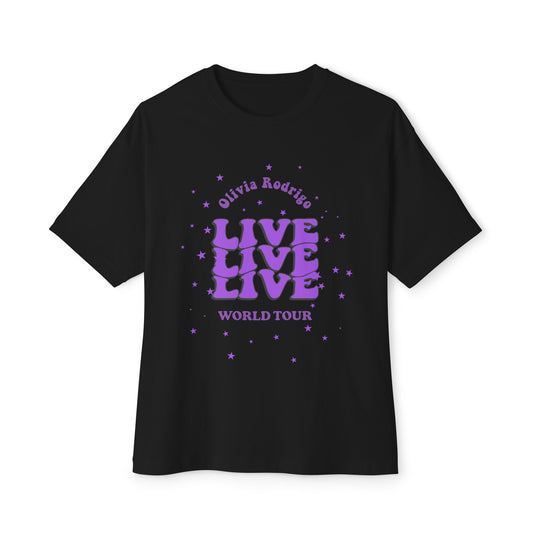 Olivia Rodrigo Live World Tour-Oversized Tee