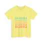 Retro Pop Lines Unisex Heavy cotton tee