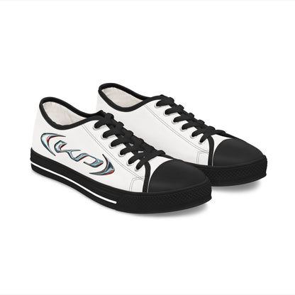 Neon‑Gradient Rua – Unisex Low Top Sneakers