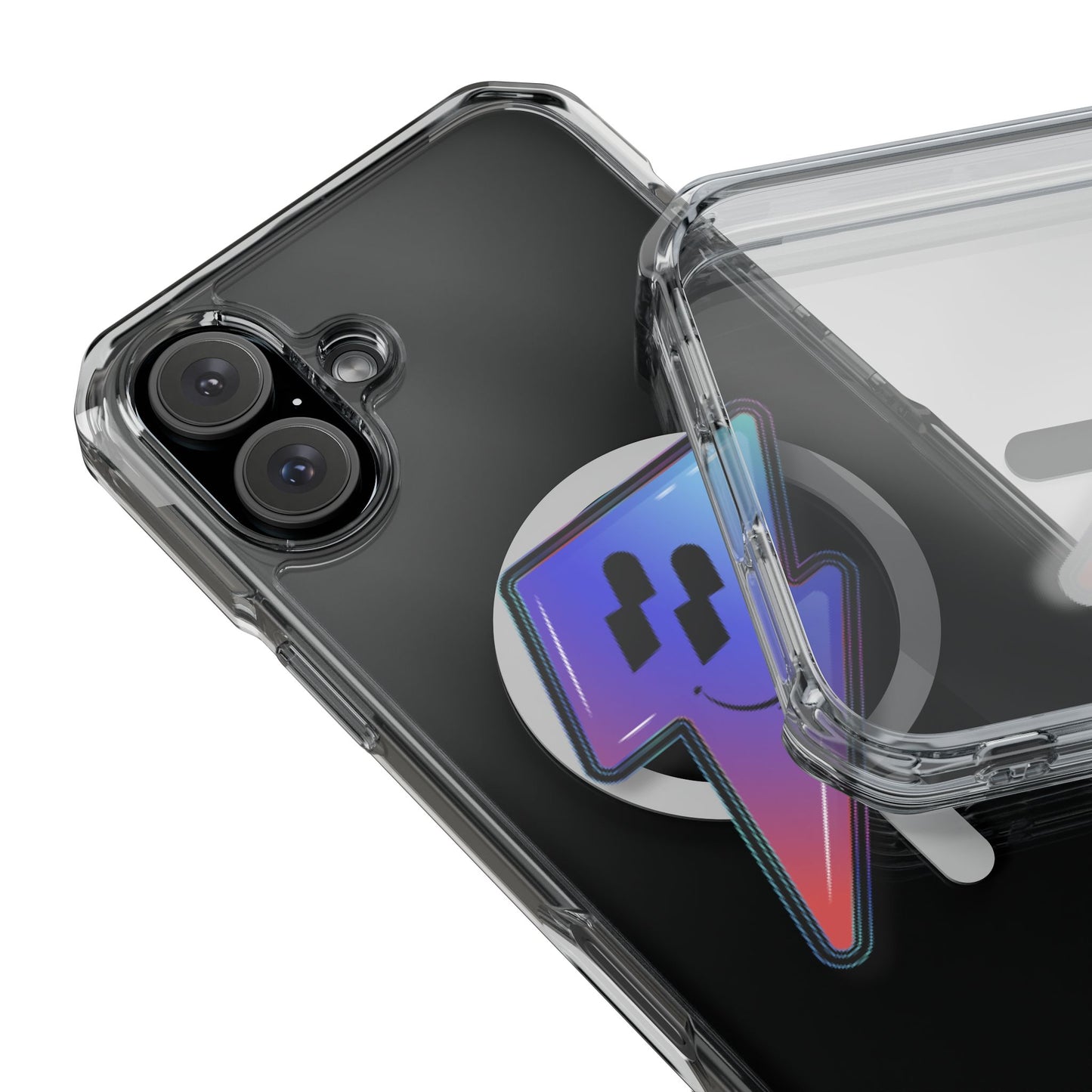Smiley Charge Pop Magnetic clear Impact case