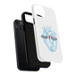 Electro Heart Illustration Tough Magnetic Case
