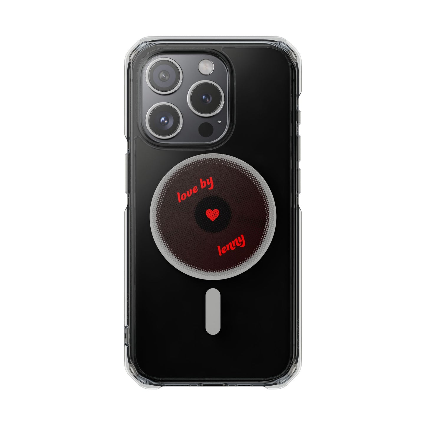 Vinyl Love Spin Magnetic clear Impact case