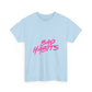 Sun and Waves Minimalist Unisex Heavy Cotton Tee