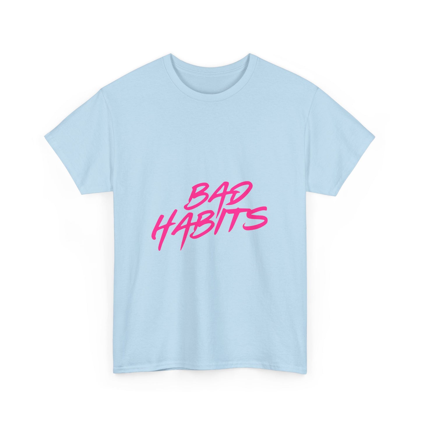 Sun and Waves Minimalist Unisex Heavy Cotton Tee