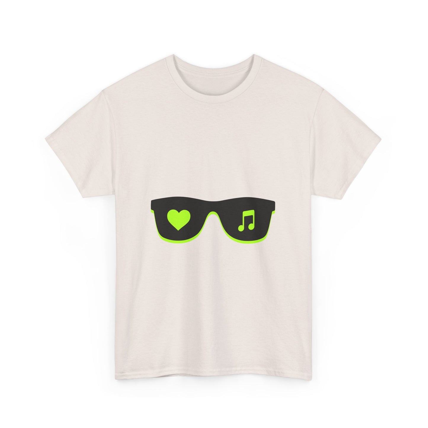 Neon Love Notes Unisex Heavy cotton tee