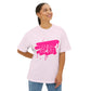 Electric Graffiti Drip Unisex Oversized Boxy tee