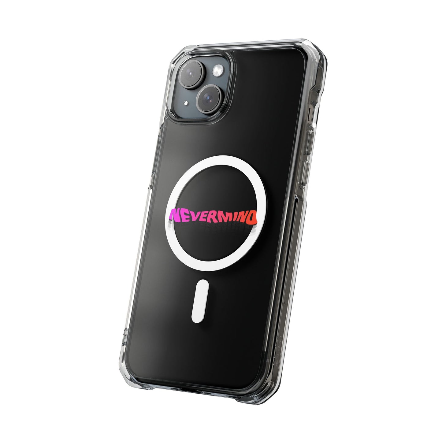 Wavy Groovy Typography Magnetic Clear Impact case