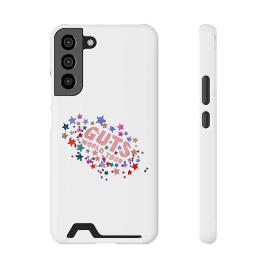 Phone Case + Card Holder For Samsung S21 to S22 – Olivia Rodrigo Guts World Tour | Edition