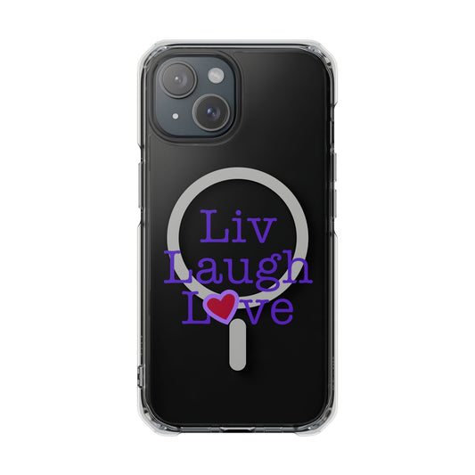Liv Laugh Love Magnetic Clear Impact Case