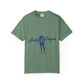 Bolt Silhouette-Unisex Dyed Tshirt