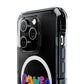 Retro Flower Power Color Pop Magnetic Clear Impact Case