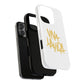Golden Brush Script Tough Magnetic Case
