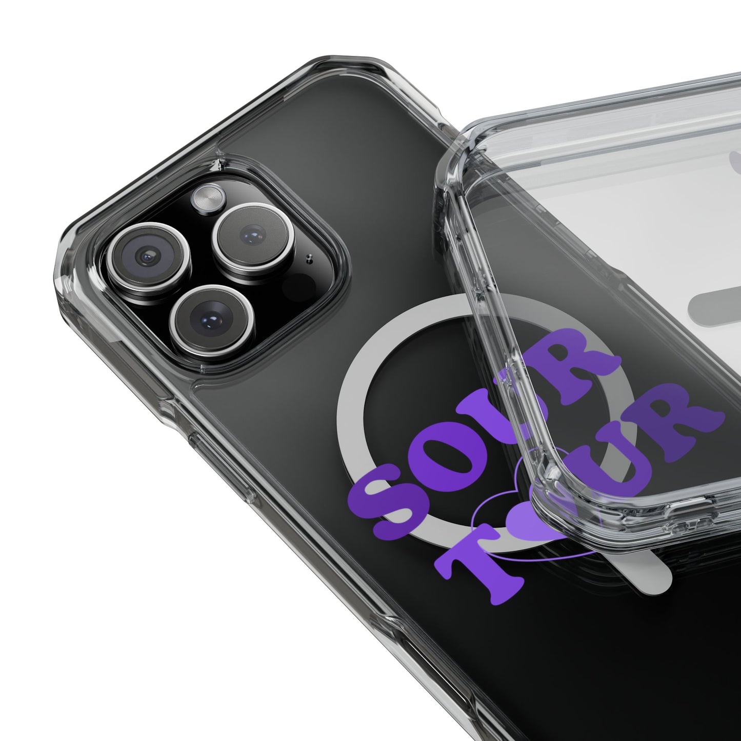 SOUR TOUR Heart Magnetic Clear Impact Case