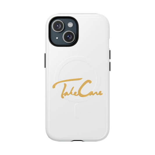 Take Care Gold Script Tough Magnetic Cases