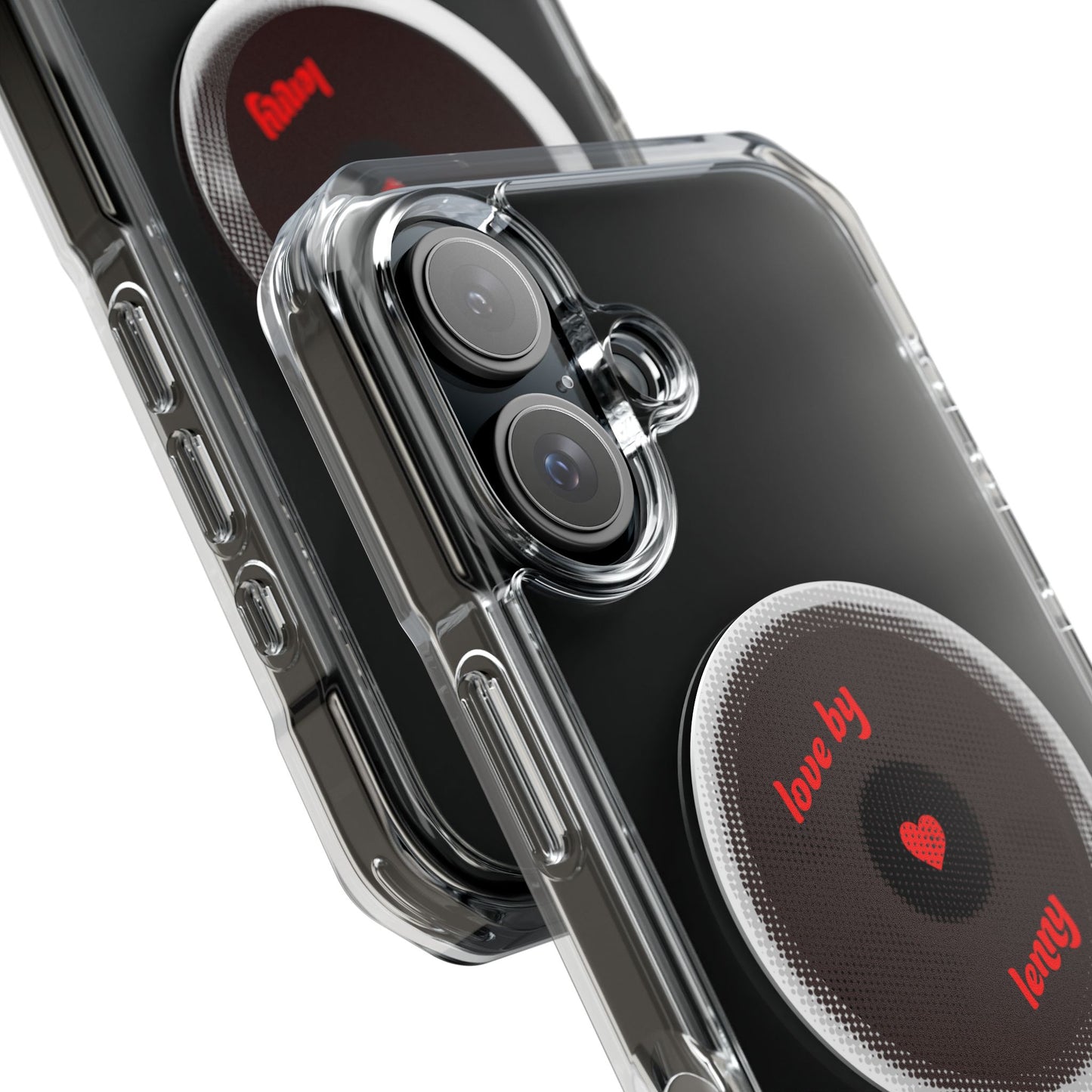 Vinyl Love Spin Magnetic clear Impact case