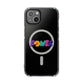 Retro Flower Power Color Pop Magnetic Clear Impact Case
