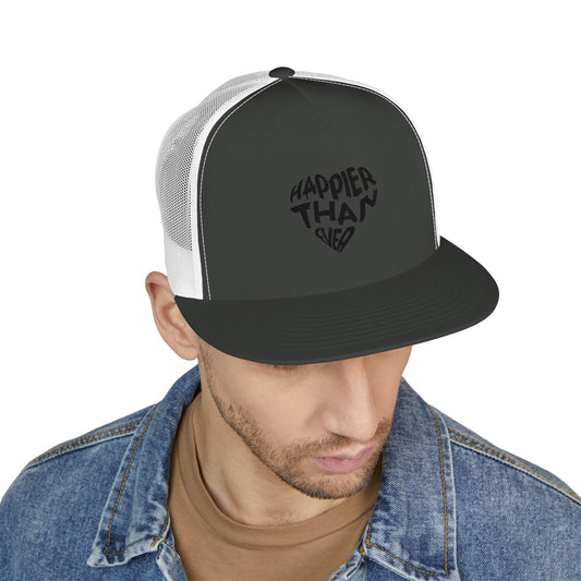 Happier Heart Lettering Trucker Cap