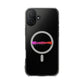 Wavy Groovy Typography Magnetic Clear Impact case