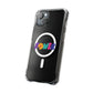 Retro Flower Power Color Pop Magnetic Clear Impact Case