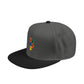 Orange Equals Symbol Snapback Cap