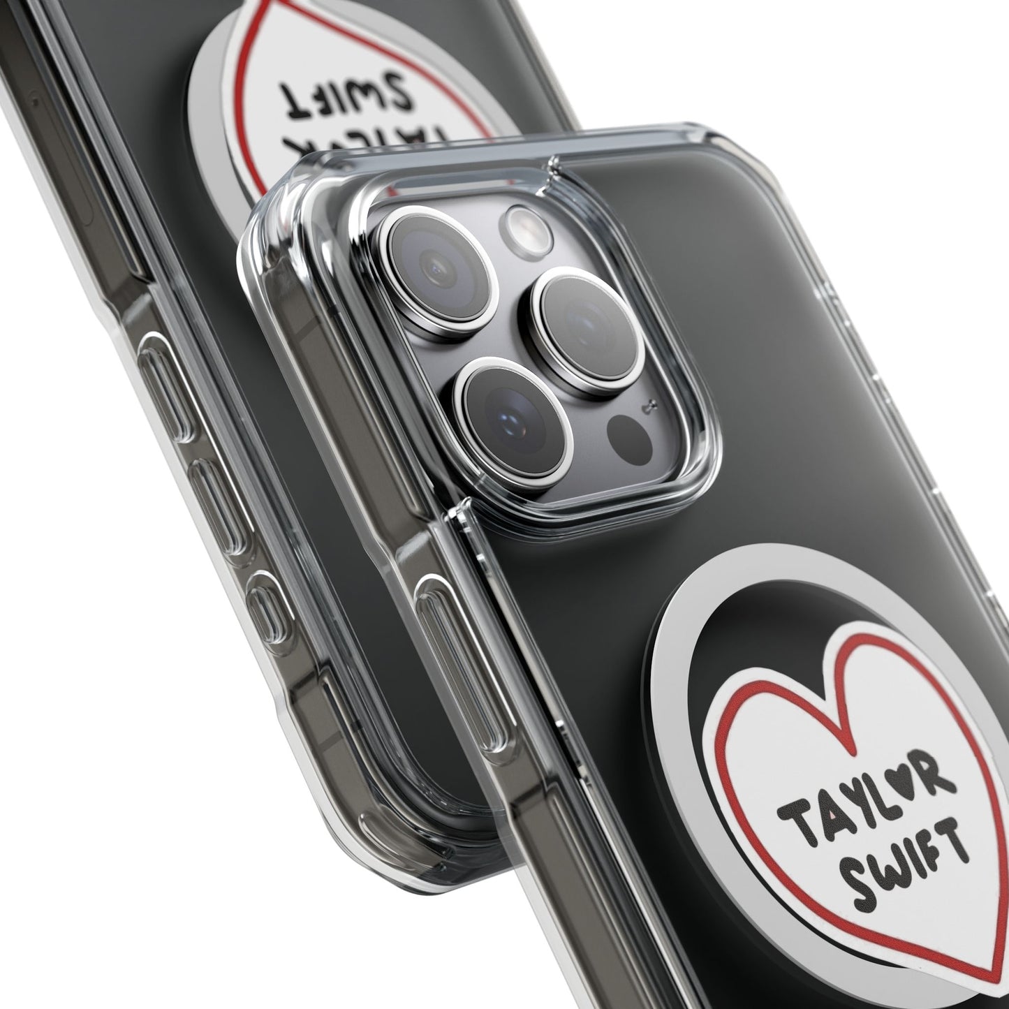 Heartbeats & Midnights Magnetic clear Impact Case