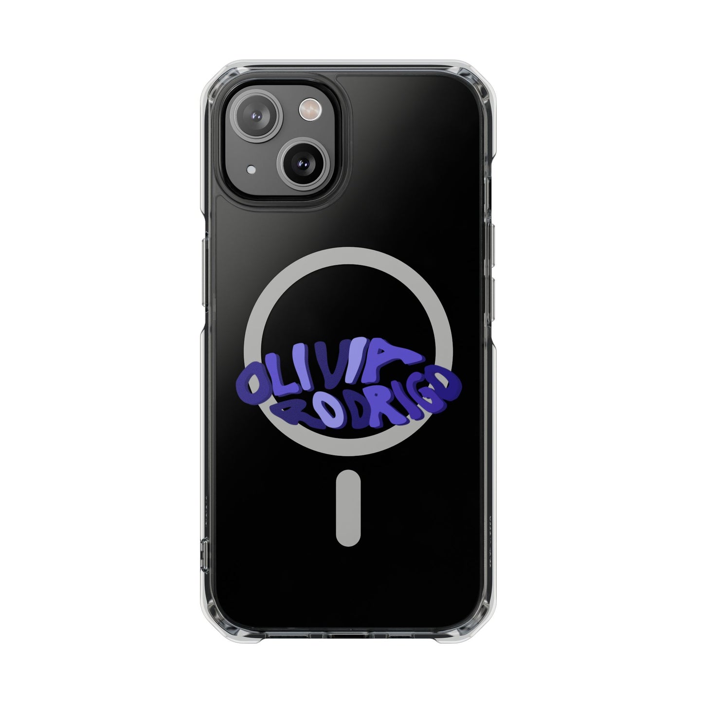 Olivia Rodrigo Wavy Text Magnetic Clear Impact Case