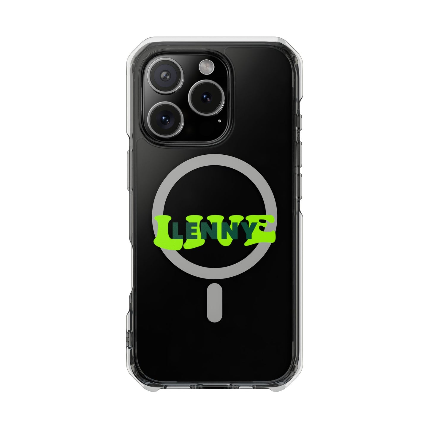 Live Lenny Pop Magnetic clear Impact case