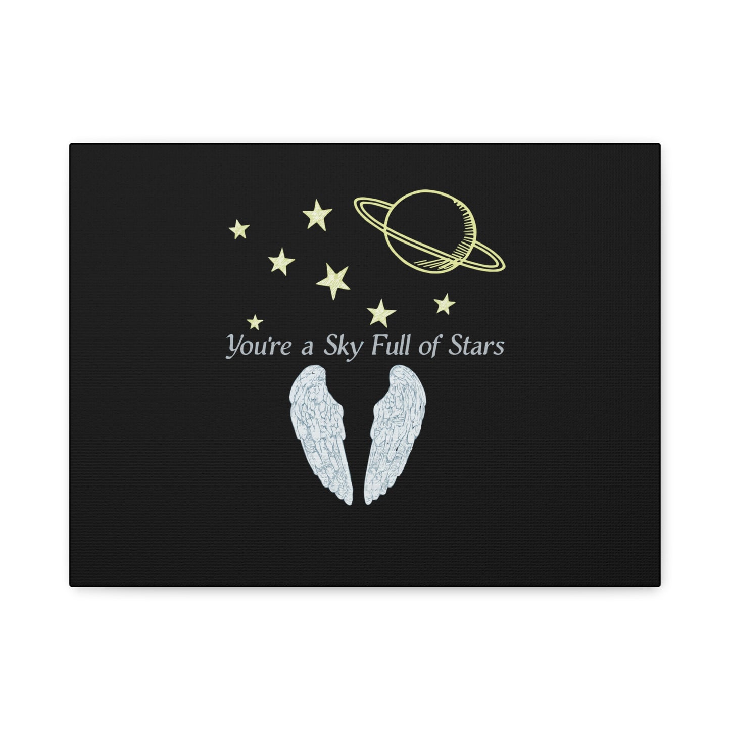 Starry Sky Wings Canvas