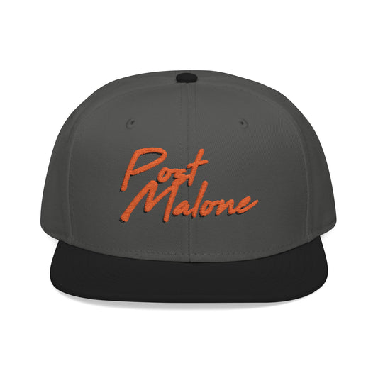 Snapback (Embroidery) – Post Malone Name Design