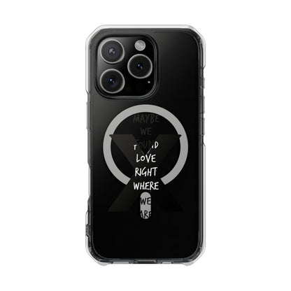 Abstract Paw and Brush Stroke Magnetic Clear Impact Case