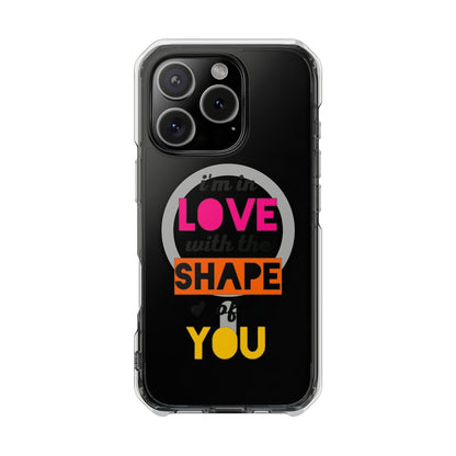 Orange Divide Symbol Magnetic Clear Impact Case