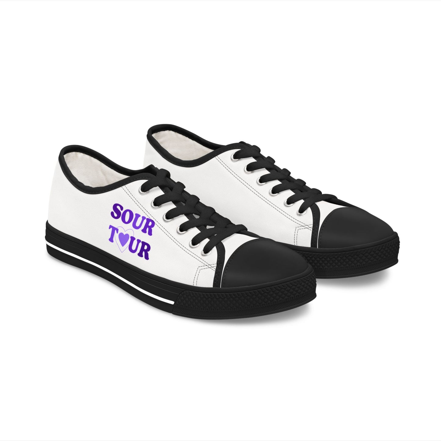 SOUR TOUR Heart – Unisex Low Top Sneakers