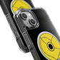 Minimalist Black Disc Outline Magnetic Impact Case