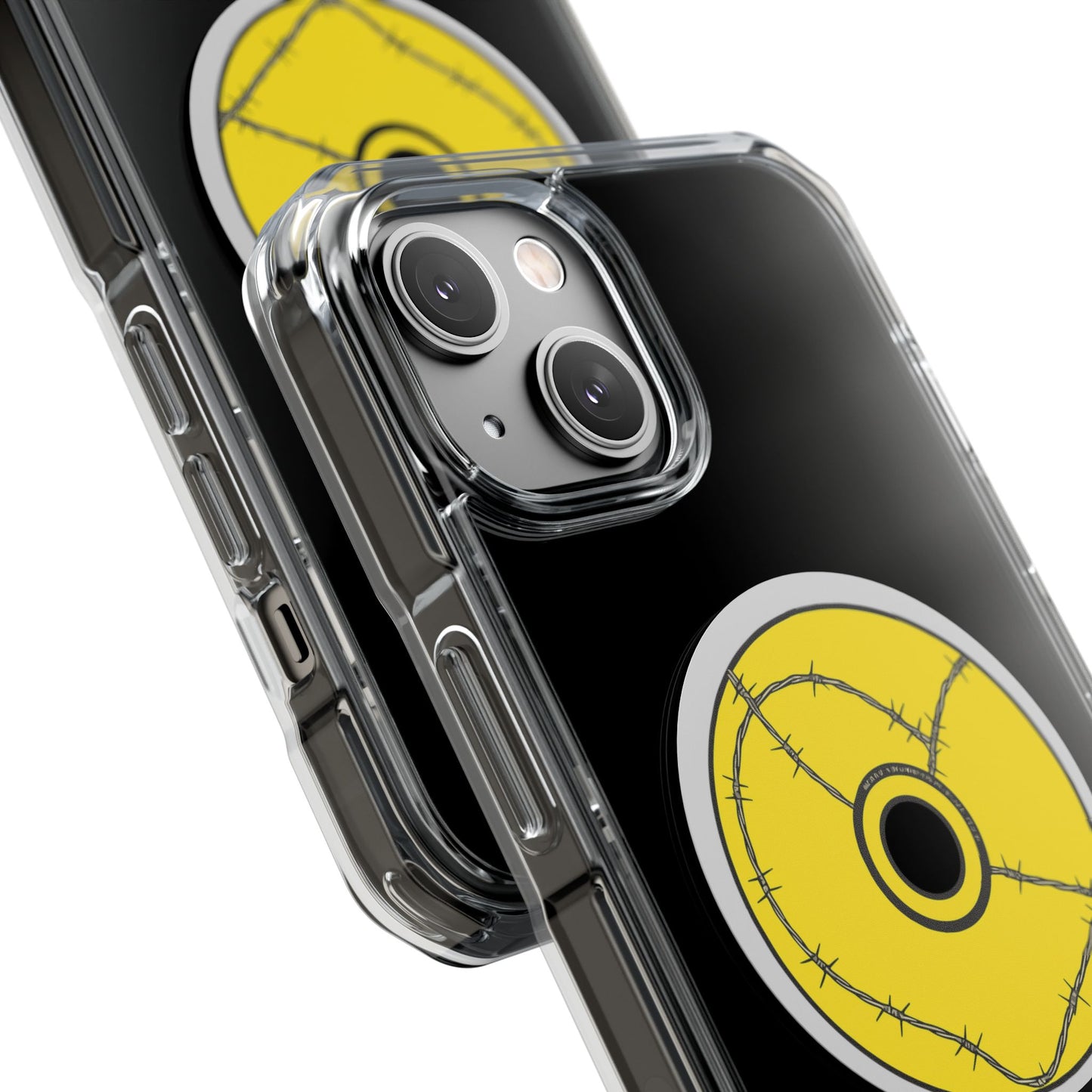 Minimalist Black Disc Outline Magnetic Impact Case