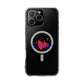 Heart on Fire Bold Script Magnetic Clear Impact Case