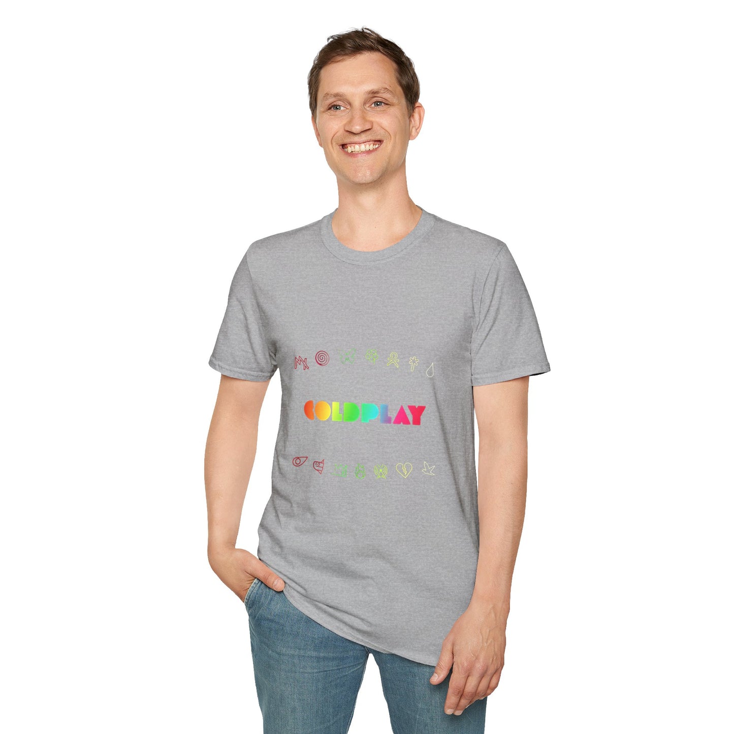 Unisex Softstyle T-Shirt Inspired by Coldplay’s Signage