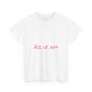 Handwritten Heart Doodle Unisex Heavy Cotton Tee