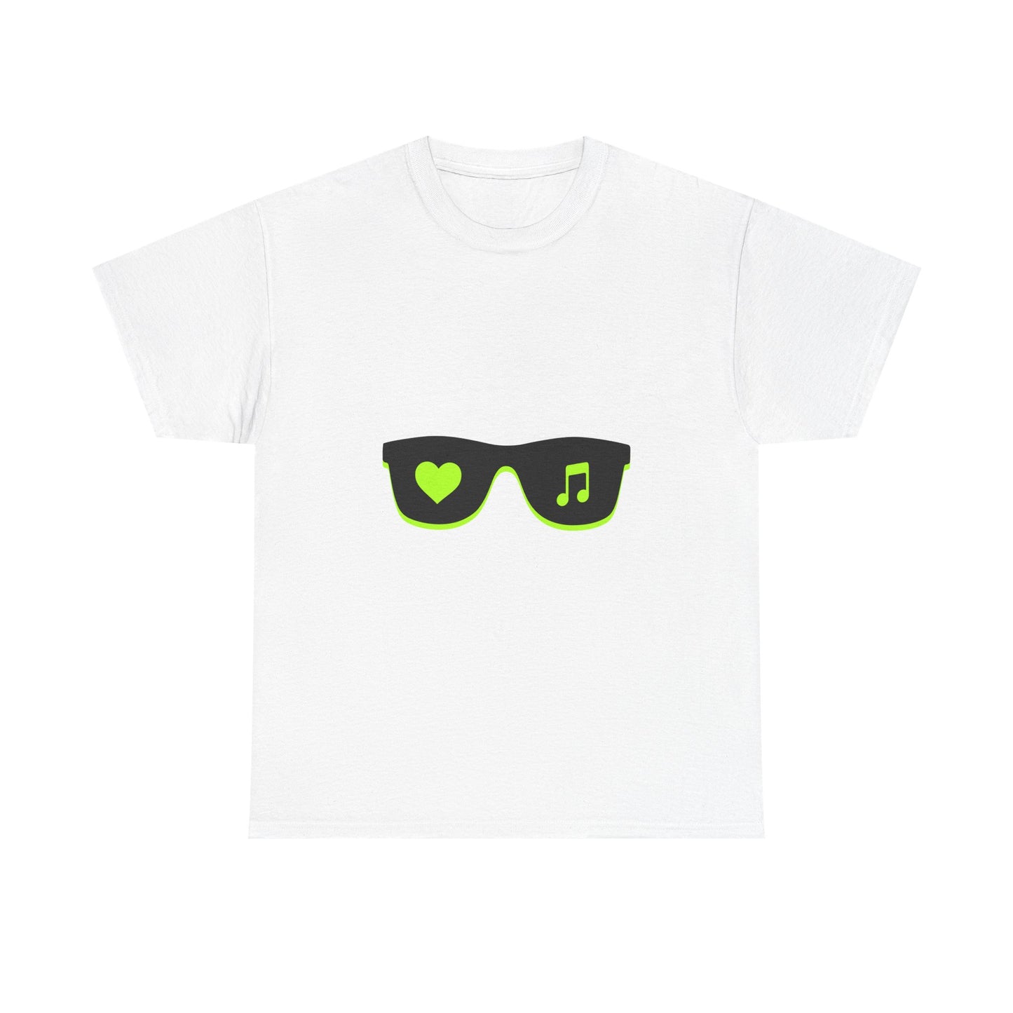 Neon Love Notes Unisex Heavy cotton tee