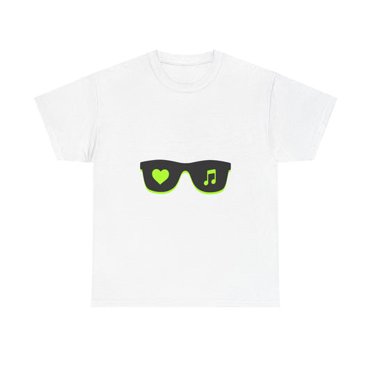 Neon Love Notes Unisex Heavy cotton tee
