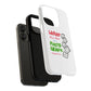 White Paw Print Tough Magnetic case