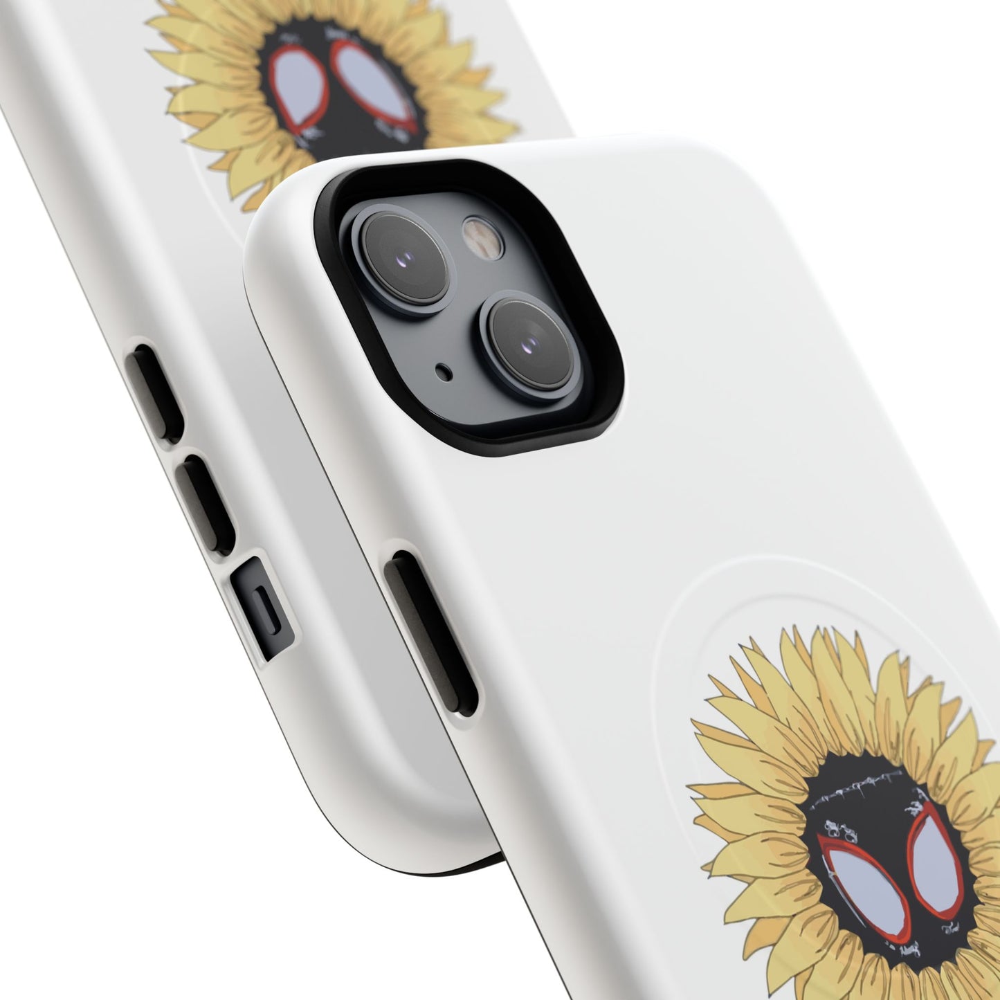 Sunflower Mask Illustration Tough Magnetic Case