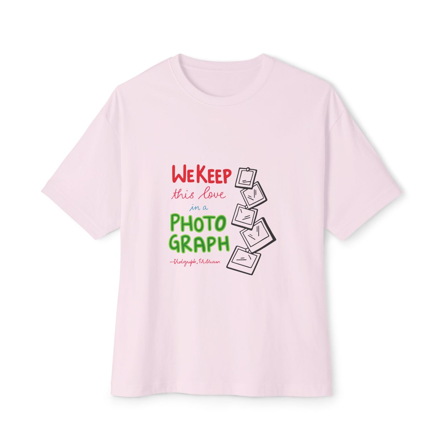 White Paw Print Oversized Boxy Tee