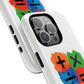 Orange Equals Symbol Tough Magnetic case
